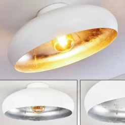 Plafonnier Guayo Aluminium, 1 lumière