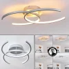 Plafonnier Guinea LED Titane, 2 lumières