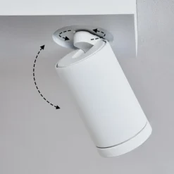 Plafonnier Hakamken Blanc, 2 lumières