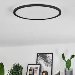 Plafonnier Hooper LED Noir, 1 lumière