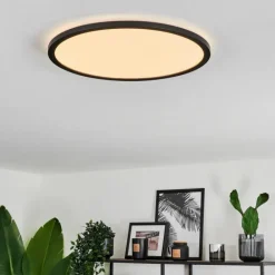 Plafonnier Hooper LED Noir, 1 lumière