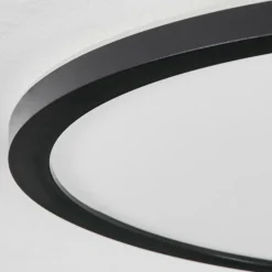 Plafonnier Hooper LED Noir, 1 lumière