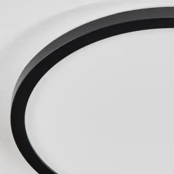 Plafonnier Hooper LED Noir, 1 lumière