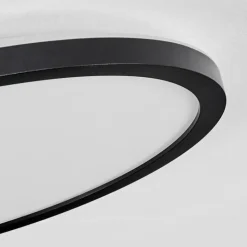 Plafonnier Hooper LED Noir, 1 lumière