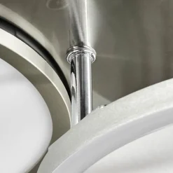 Plafonnier Hosum LED Nickel mat, 1 lumière