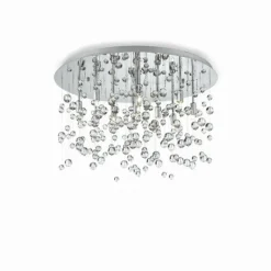 Plafonnier Ideal Lux NEVE Chrome, 8 lumières