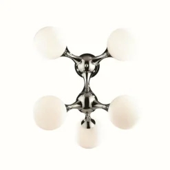 Plafonnier Ideal Lux NODI Chrome, 5 lumières