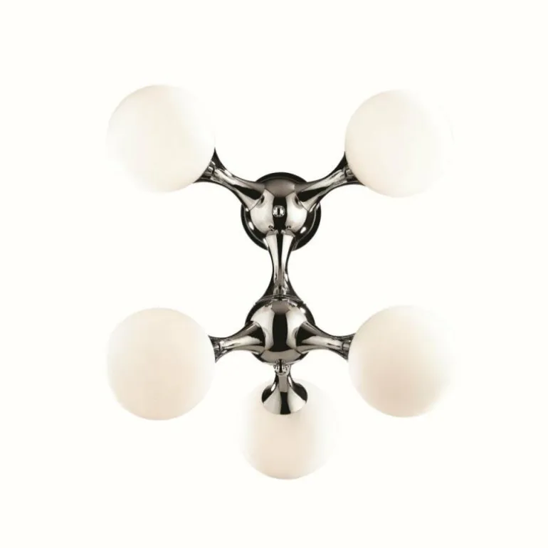 Plafonnier Ideal Lux NODI Chrome, 5 lumières