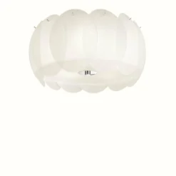 Plafonnier Ideal Lux OVALINO Blanc, 5 lumières
