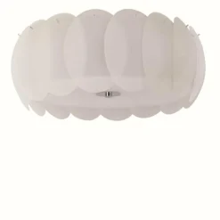 Plafonnier Ideal Lux OVALINO Blanc, 8 lumières