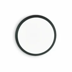 Plafonnier Ideallux GEMMA LED Noir, 1 lumière