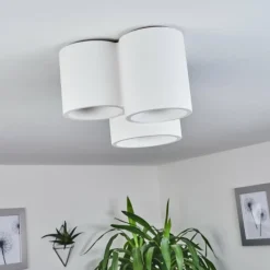 Plafonnier Ililai Blanc, 3 lumières