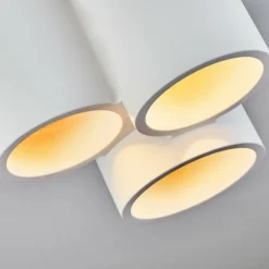 Plafonnier Ililai Blanc, 3 lumières