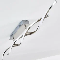 Plafonnier Imatro LED Nickel mat, 2 lumières
