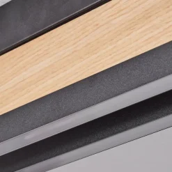 Plafonnier Inzino LED Écru, Noir, 2 lumières