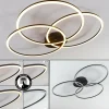 Plafonnier Johsa LED Noir, 3 lumières