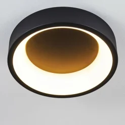 Plafonnier Kampala LED Noir, 1 lumière