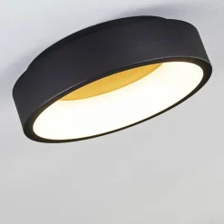 Plafonnier Kampala LED Noir, 1 lumière