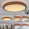 Plafonnier Kelva LED Brun, Noir, Blanc, 1 lumière