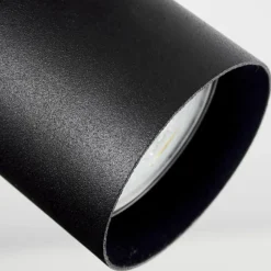 Plafonnier Kergus Noir, 1 lumière
