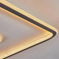 Plafonnier Kolo LED Blanc, 1 lumière, Télécommandes