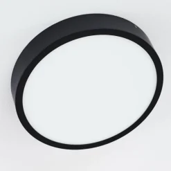 Plafonnier Kragos LED Noir, 1 lumière