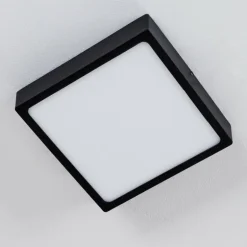 Plafonnier Kragos LED Noir, 1 lumière