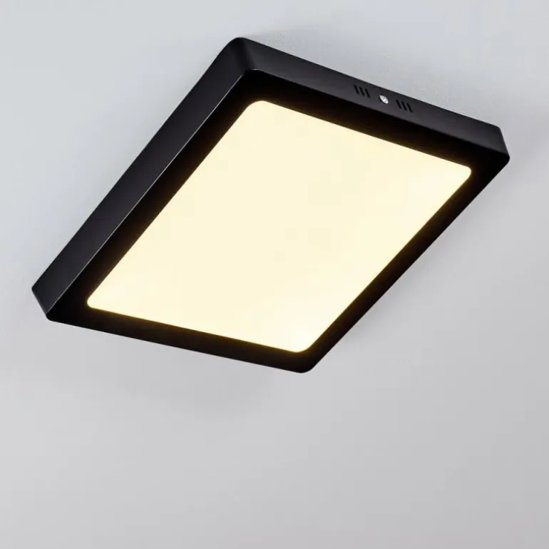 Plafonnier Kragos Noir, 1 lumière