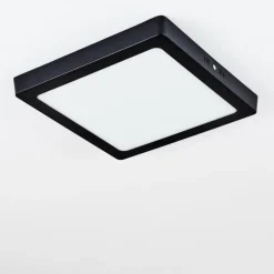 Plafonnier Kragos Noir, 1 lumière