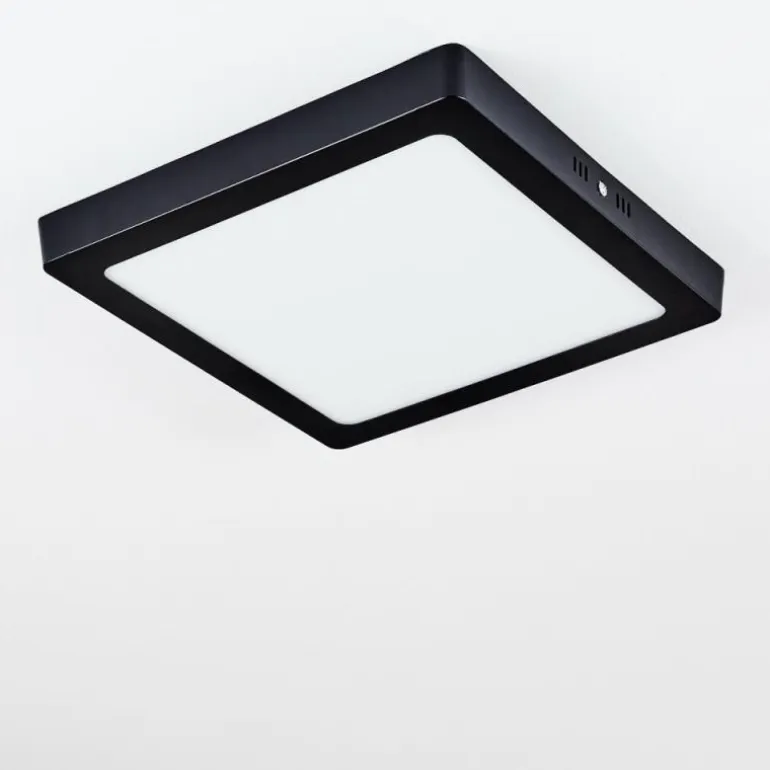 Plafonnier Kragos Noir, 1 lumière