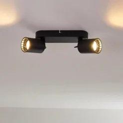 Plafonnier Kullaberg Noir, 2 lumières