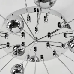 Plafonnier Lacosse LED Chrome, 21 lumières