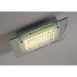Plafonnier LED Globo Liana Chrome, 1 lumière