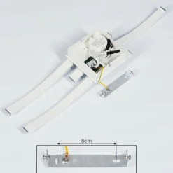 Plafonnier Letala LED Blanc, 3 lumières