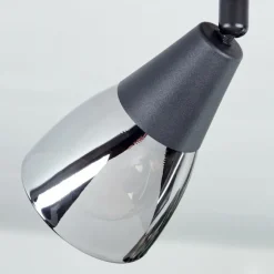 Plafonnier Leteque Écru, Noir, 2 lumières