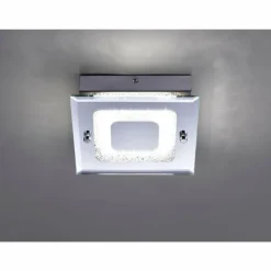 Plafonnier Leuchten Direkt LISA LED Chrome, 1 lumière