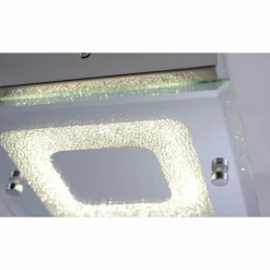 Plafonnier Leuchten Direkt LISA LED Chrome, 1 lumière