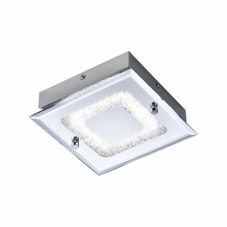 Plafonnier Leuchten Direkt LISA LED Chrome, 1 lumière