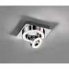 Plafonnier Leuchten Direkt TIM LED Chrome, 2 lumières