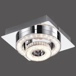 Plafonnier Leuchten Direkt TIM LED Chrome, 2 lumières