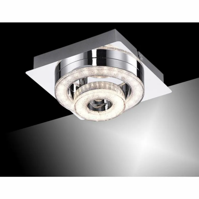 Plafonnier Leuchten Direkt TIM LED Chrome, 2 lumières