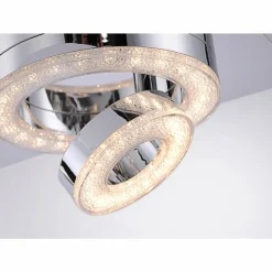 Plafonnier Leuchten Direkt TIM LED Chrome, 2 lumières