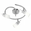 Plafonnier Leuchten Direkt MAX Acier inoxydable, 3 lumières