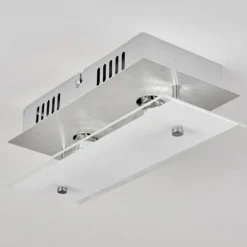 Plafonnier Liestal LED Nickel mat, 2 lumières