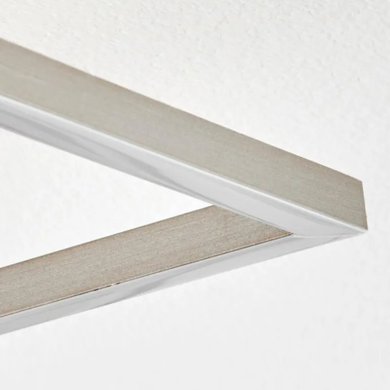 Plafonnier Lillavois LED Nickel mat, 1 lumière, Télécommandes