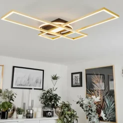 Plafonnier Lillavois LED Noir, 1 lumière, Télécommandes
