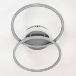 Plafonnier Lithgow LED Argenté, 1 lumière