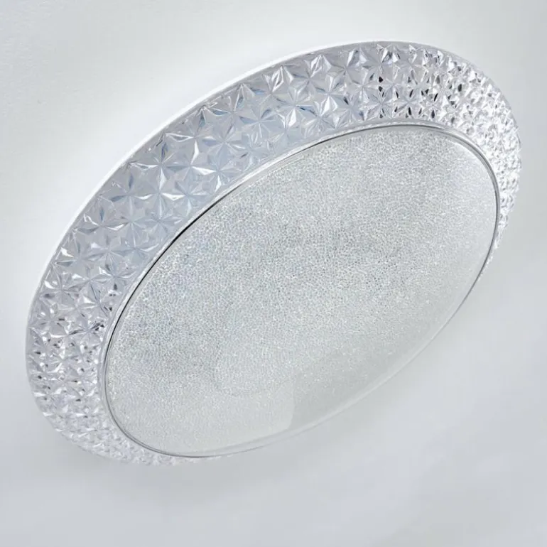 Plafonnier Litto LED Blanc, 1 lumière, Télécommandes