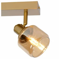 Plafonnier Lucide BJORN Or, Laiton, 2 lumières