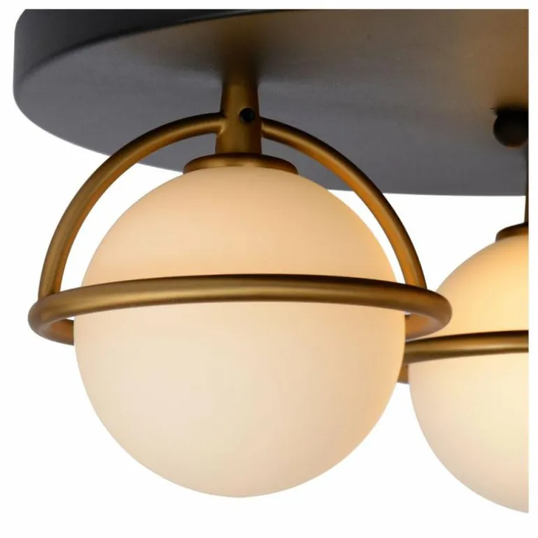 Plafonnier Lucide ISOBEL Noir, 3 lumières